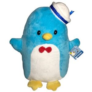 Sanrio Tuxedosam Penguin Plush 13" Fiesta Blue White Bow Sailor Hat